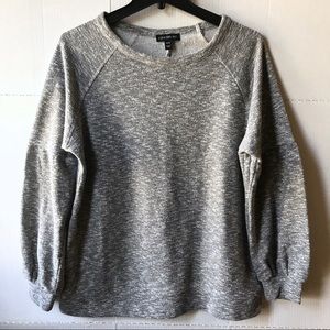 Lane Bryant Heather Gray Crew Neck Sweatshirt
